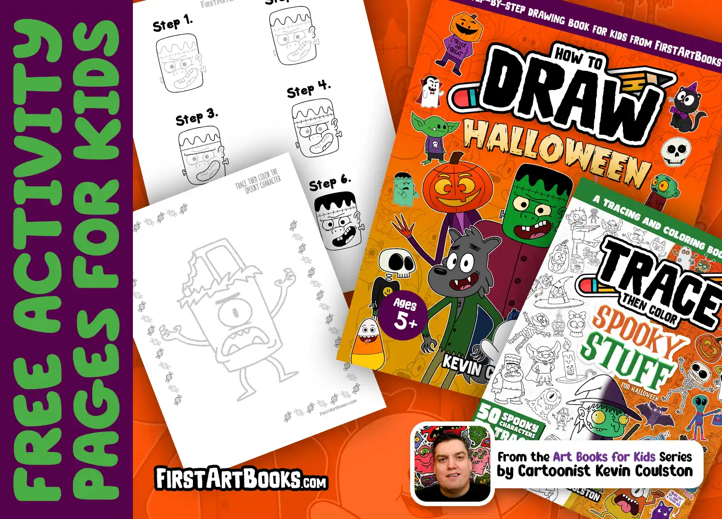 Halloween pack: sample page