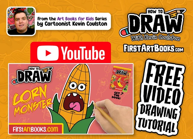 How to Draw a Corn Monster