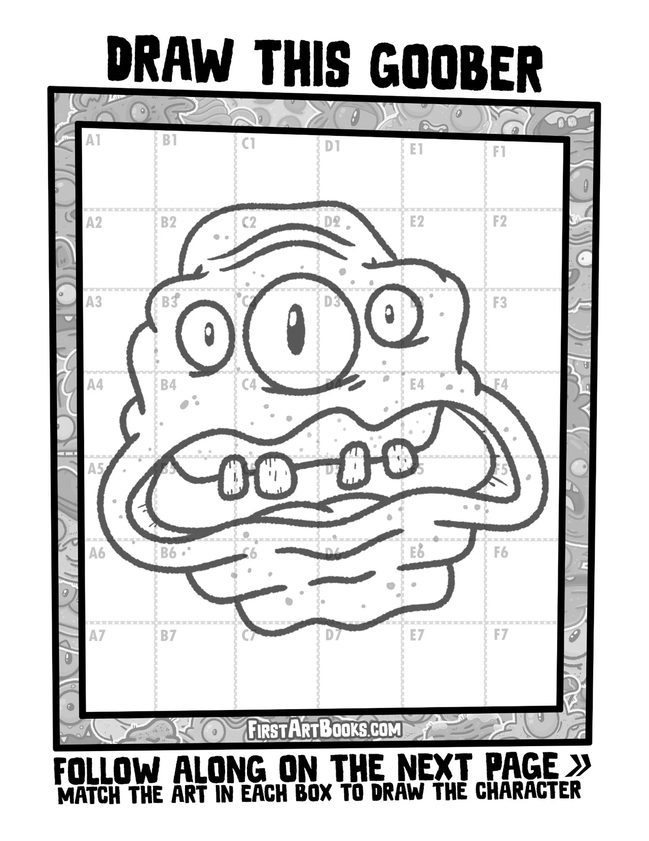 Draw by Grid: Crusty Goobers sample 4