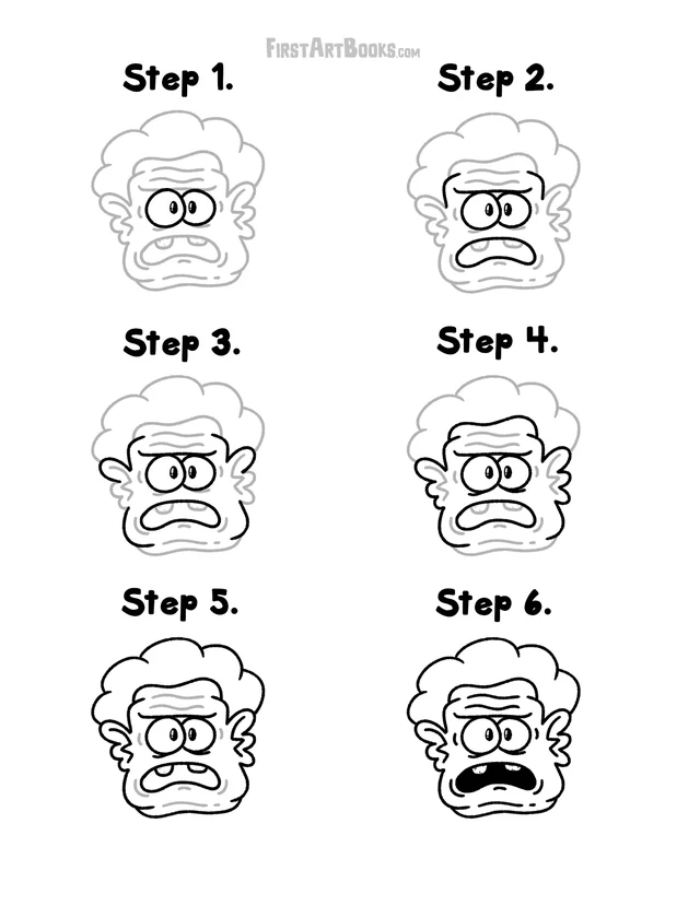 How to Draw: Crusty Goobers 2 printable page