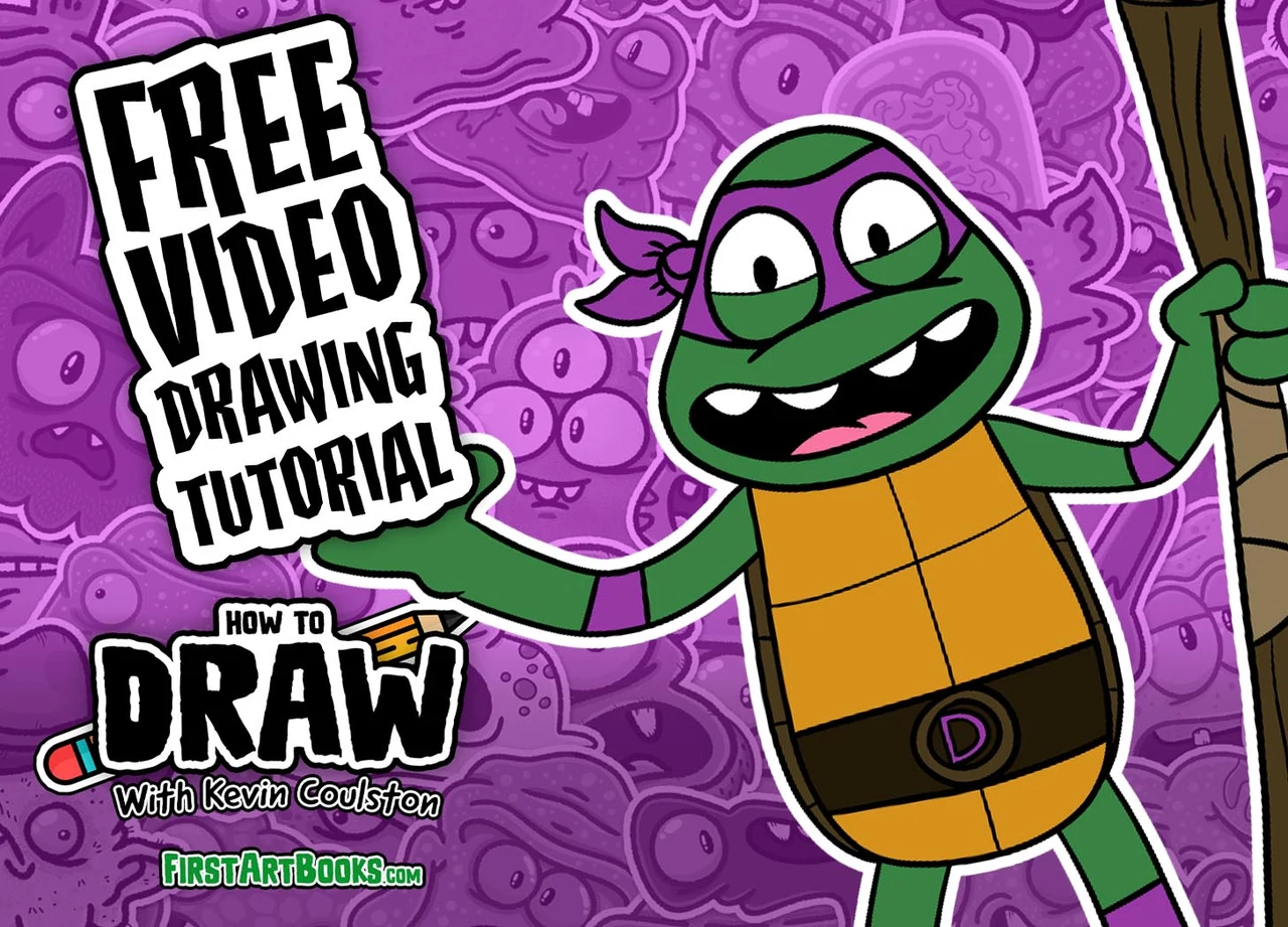 How to Draw Donatello from the Teenage Mutant Ninja Turtles