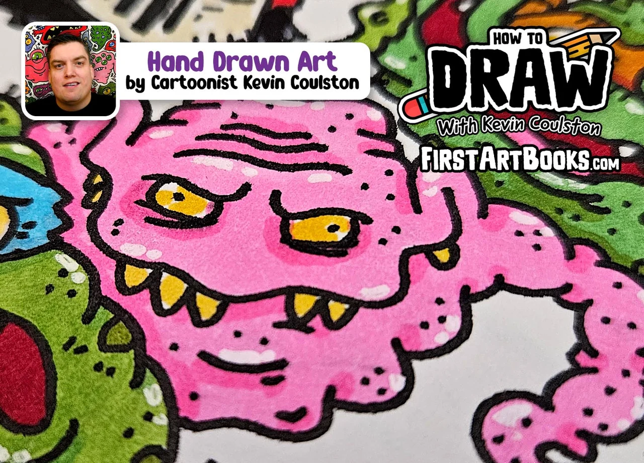 Drawing Krang from Ninja Turtles