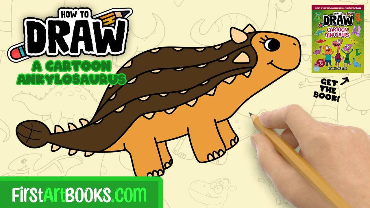 How to Draw an Ankylosaurus