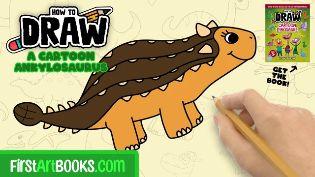 How to Draw an Ankylosaurus
