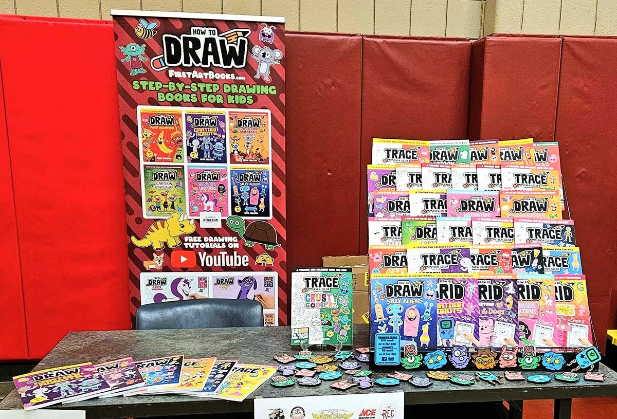 Draw with me at Phoenix Fan Fusion 2025 next week! See my books in-person and check out my 14 new Crusty Goober stickers – illustration 4