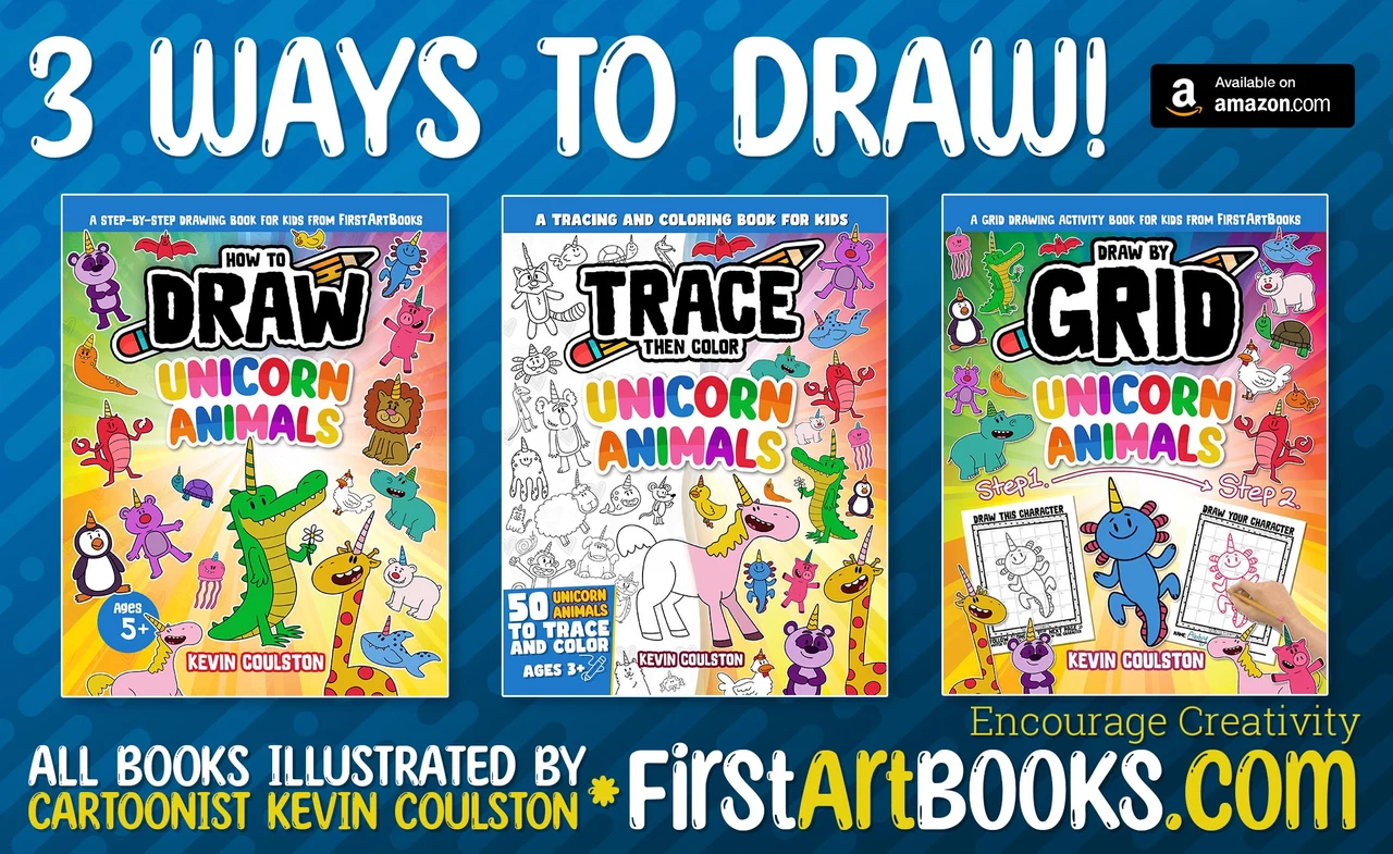 *New Book* How to Draw: Unicorn Animals - Available Now on Amazon! – illustration 2