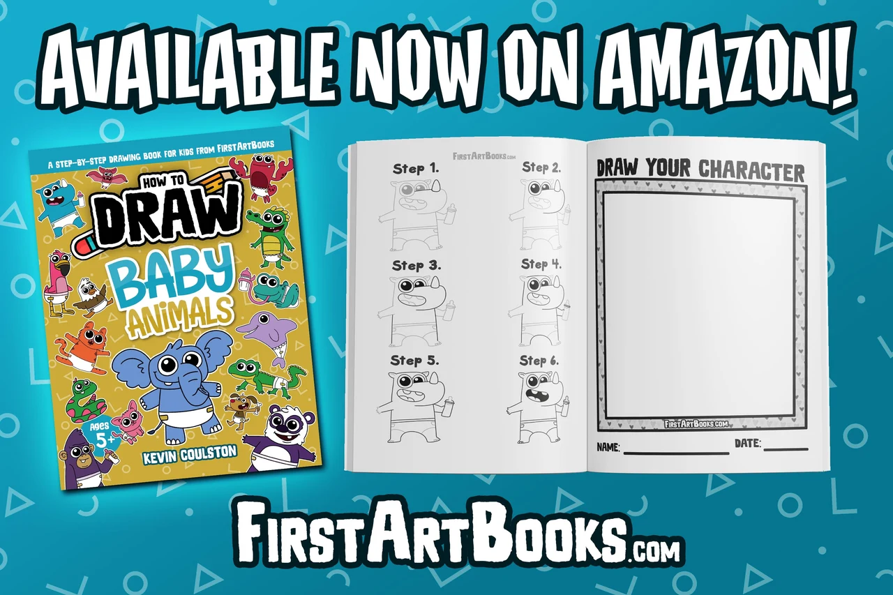 New Book: Learn to Draw Baby Animals in 6 Easy-to-Follow Steps