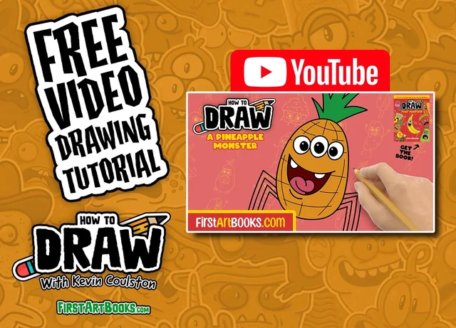 How to Draw a Pineapple Monster