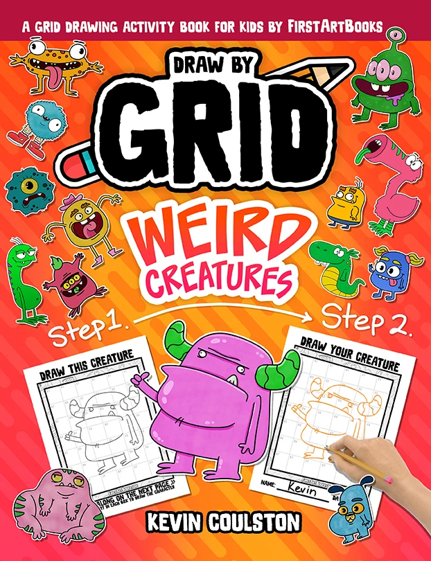 Draw by Grid: Weird Creatures