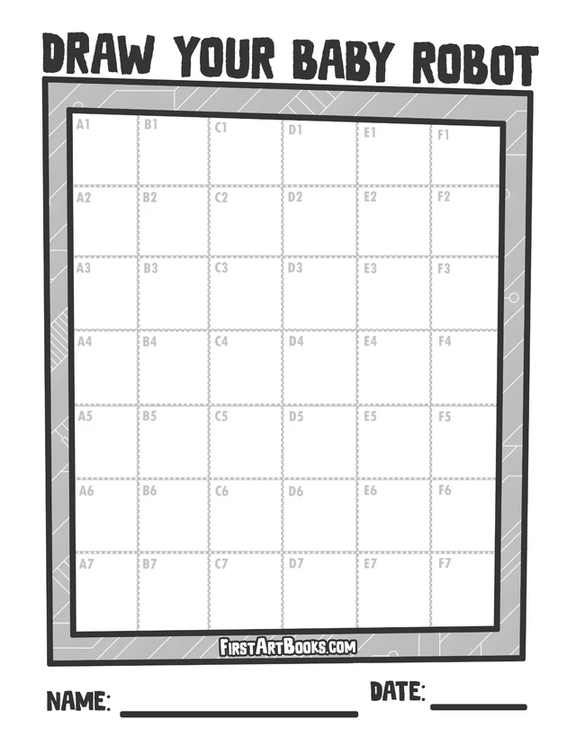 Blank drawing grid