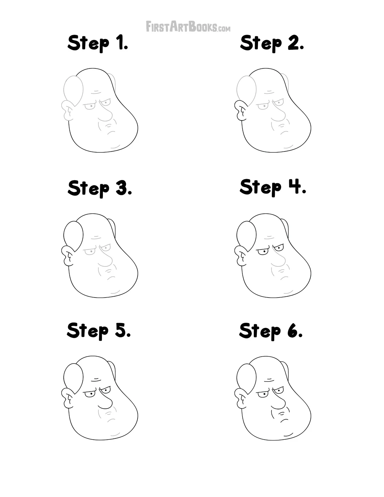 How to Draw: Goofy Faces sample 2