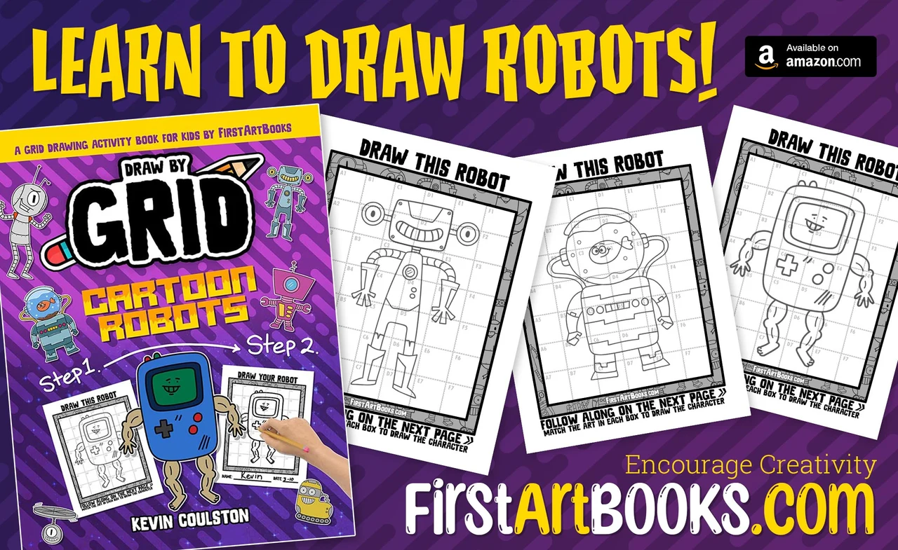 How to Draw A Bird Robot with the Grid Drawing Method – illustration 2