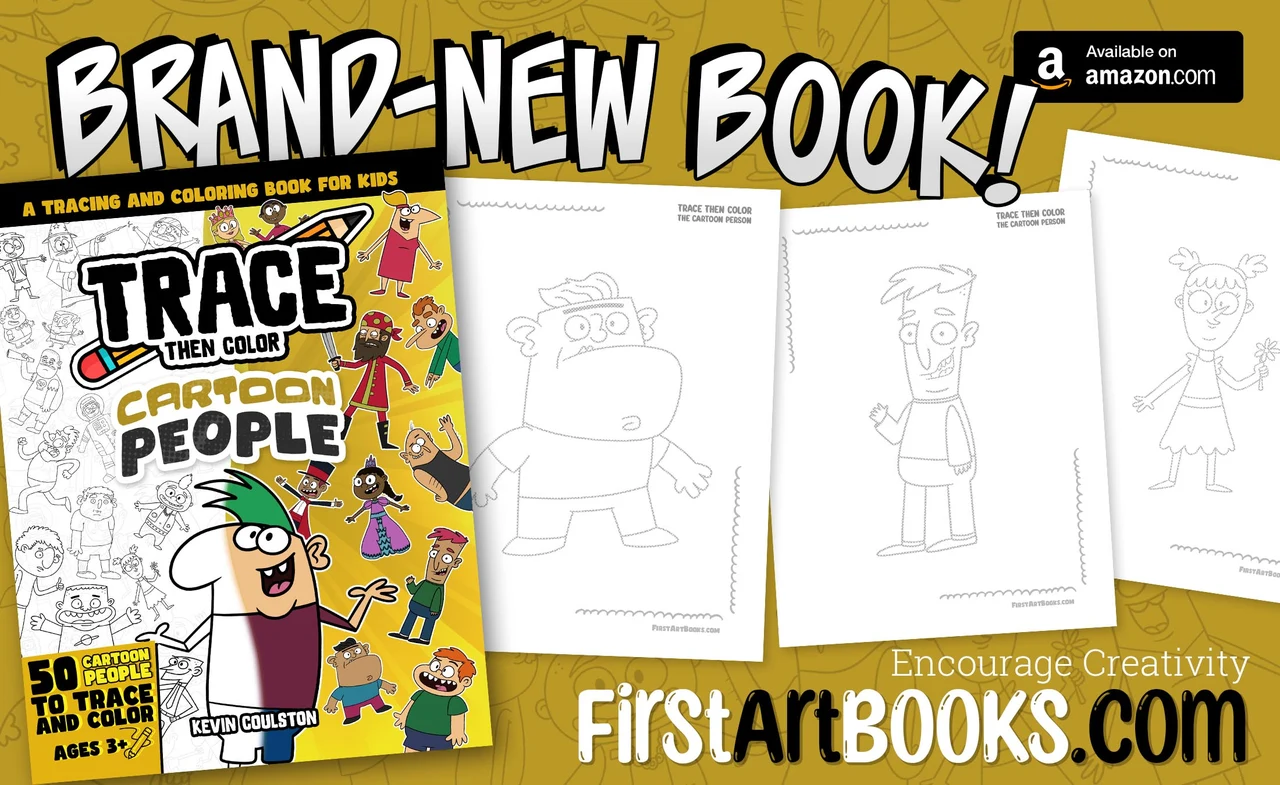 Cartoon People Coloring Book