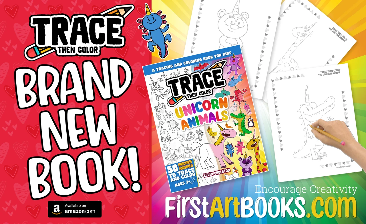 NEW BOOK - UNICORN ANIMALS - TRACE copy