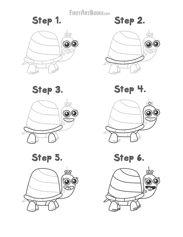 How to Draw: Baby Animals printable page