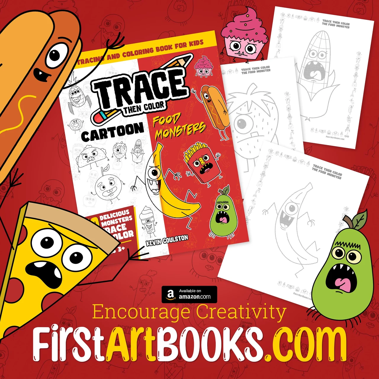Free Activity Page: Potato Monster Coloring Page – illustration 2