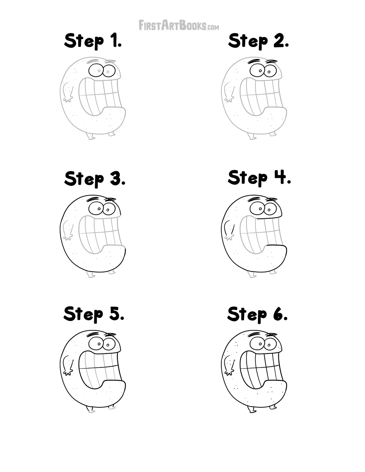How to Draw: Alphabet Monsters sample 1