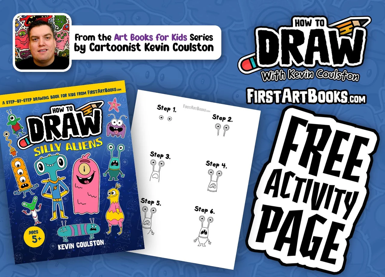 How to Draw a Cartoon Alien