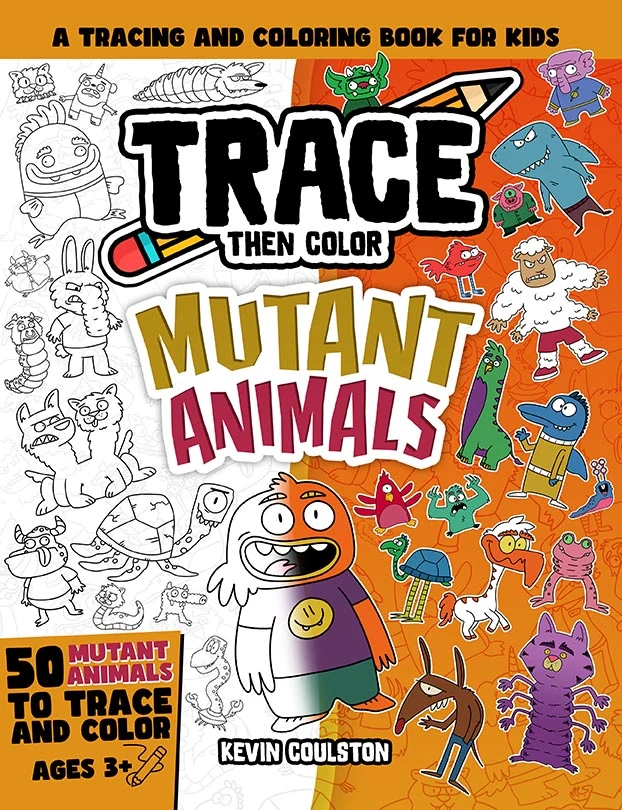 Trace Then Color: Mutant Animals