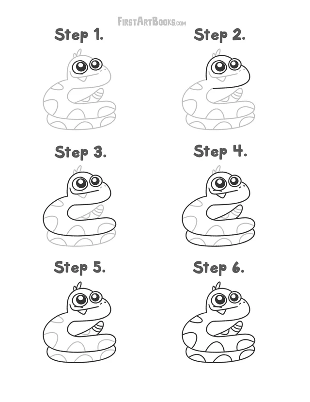 How to Draw: Baby Animals printable page