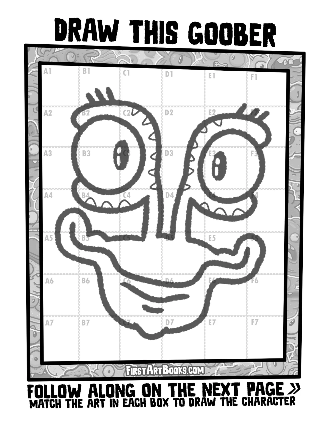 Draw by Grid: Crusty Goobers sample 3