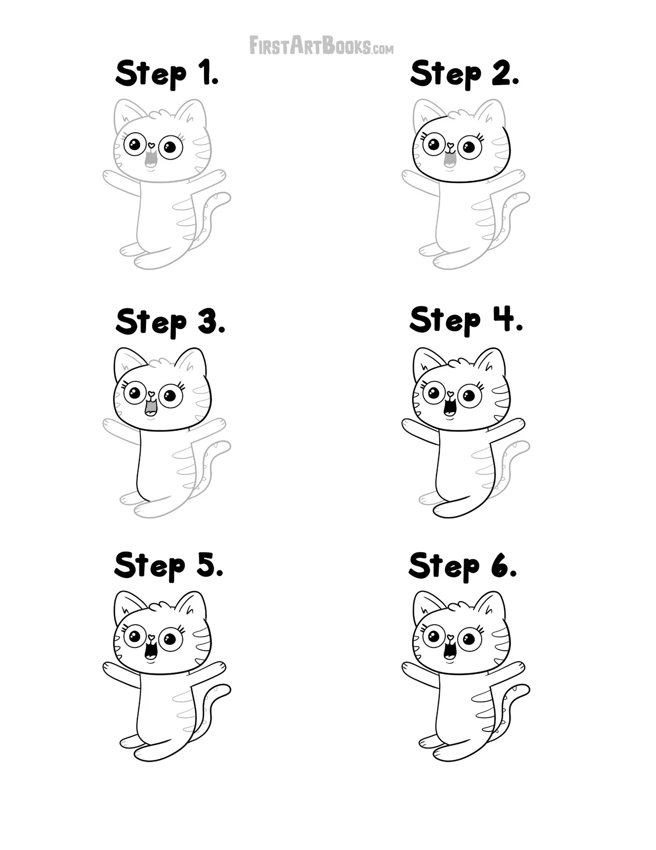 How to Draw: Cartoon Cats & Dogs sample 3