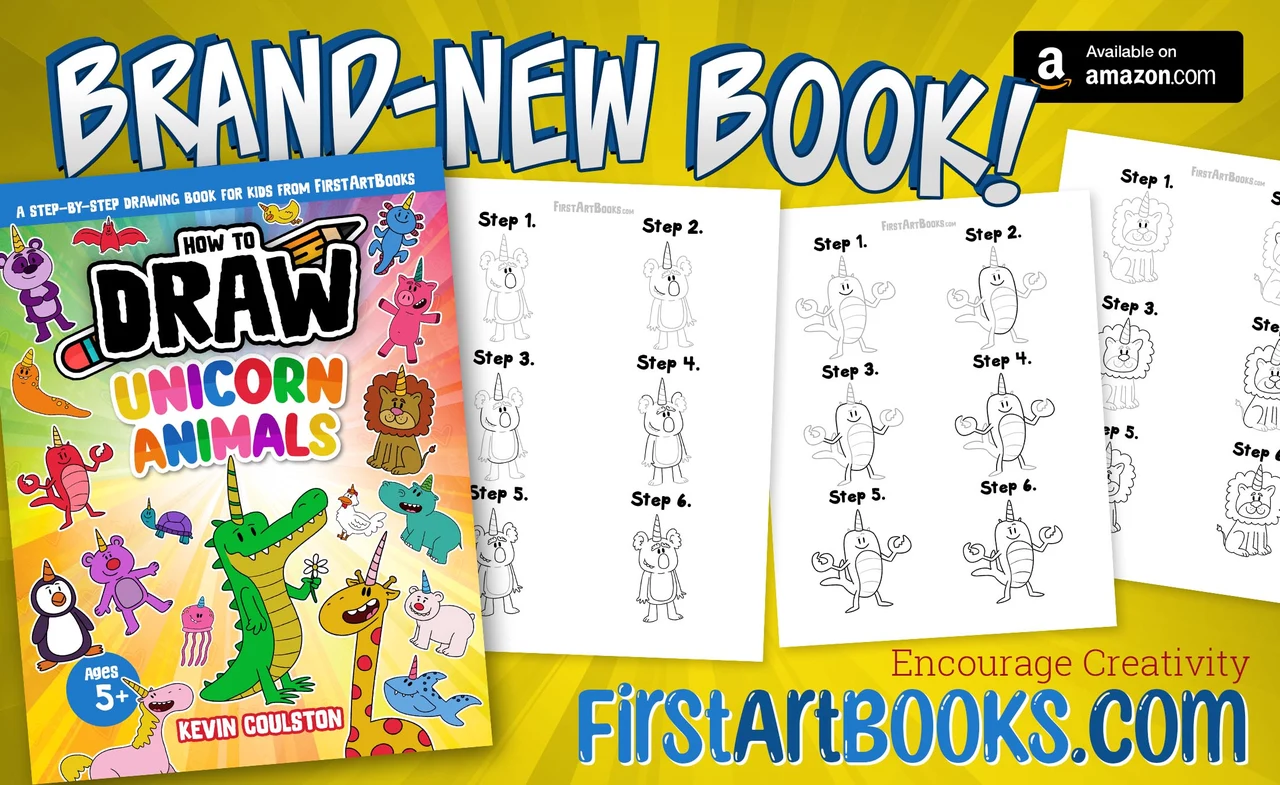 Unicorn Animals Drawing Book