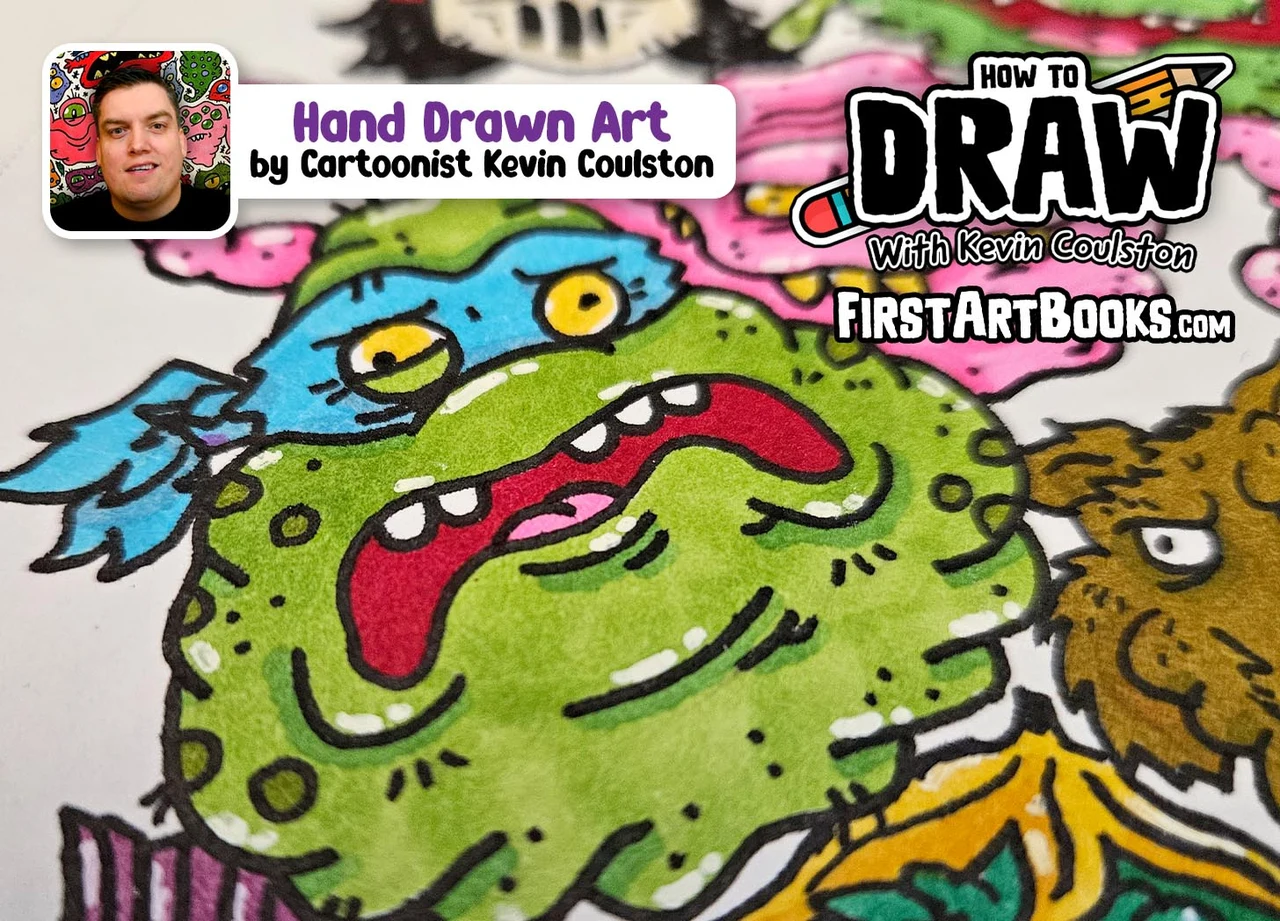 Drawing Leonardo from Ninja Turtles