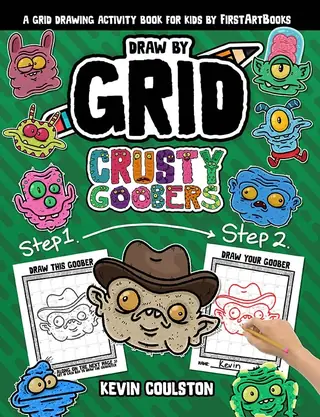 Draw by Grid: Crusty Goobers book cover