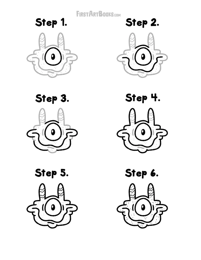 How to Draw: Crusty Goobers printable page