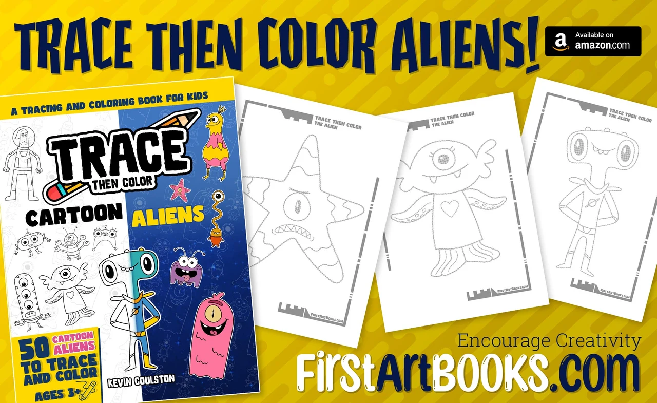 Robots and Aliens Coloring Books for Kids – illustration 2