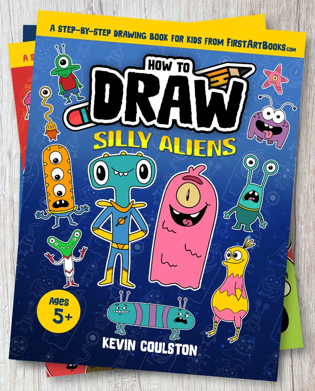 How to Draw an Alien Space Captain: free printable page