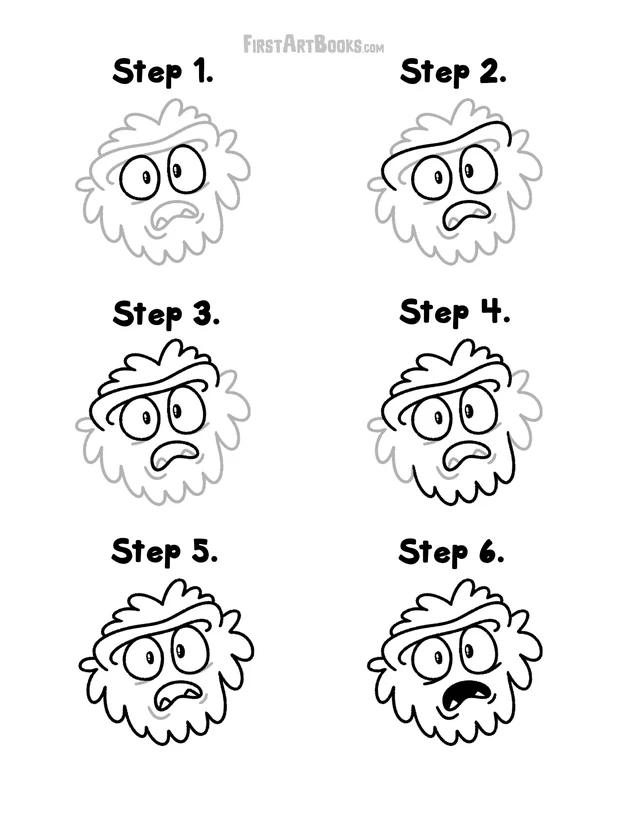 How to Draw: Crusty Goobers 2 printable page