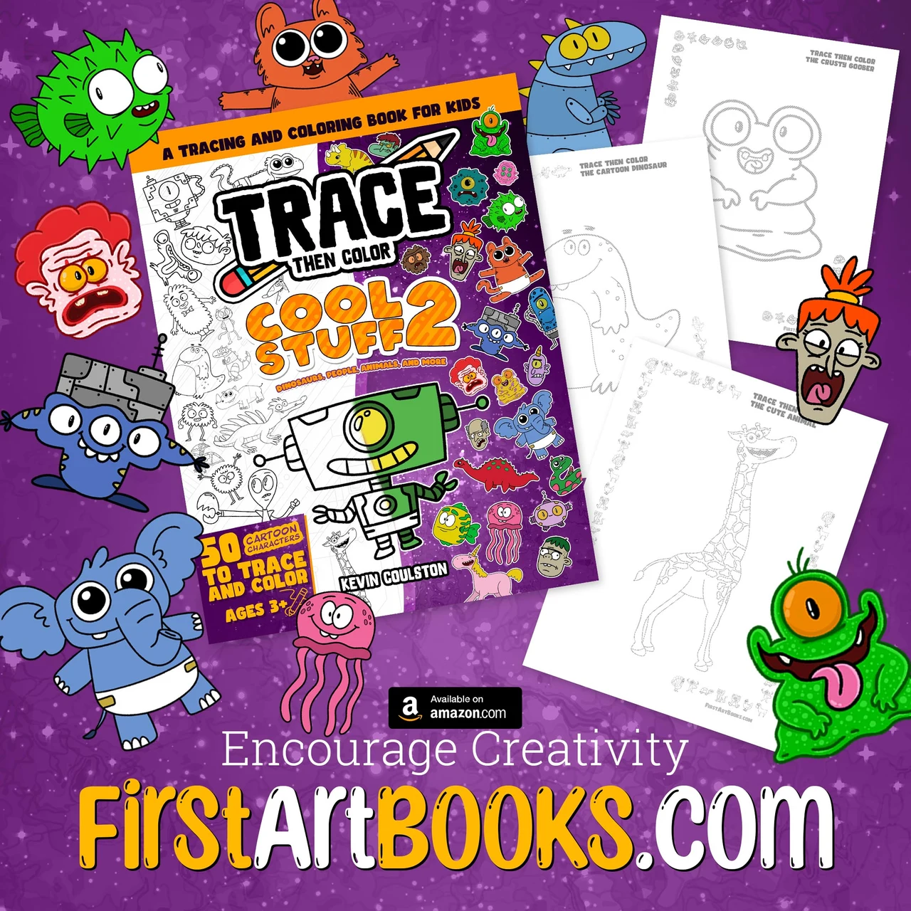 New Book: A New Cool Tracing and Coloring Book