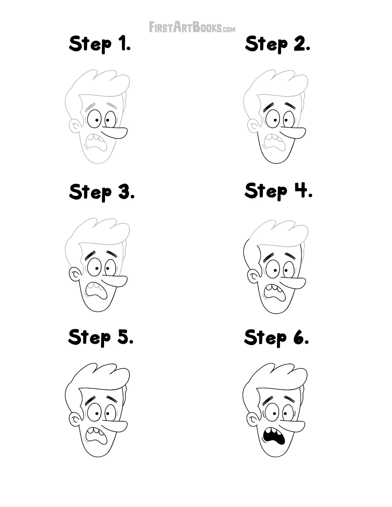 How to Draw: Goofy Faces sample 3