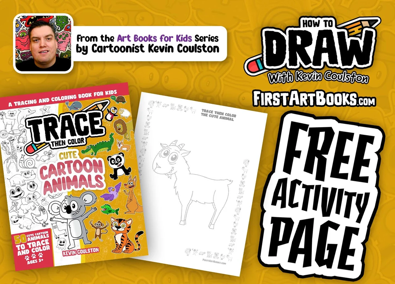 Goat Coloring Page