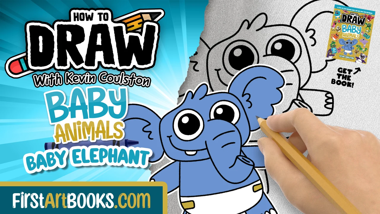 How to Draw a Baby Elephant