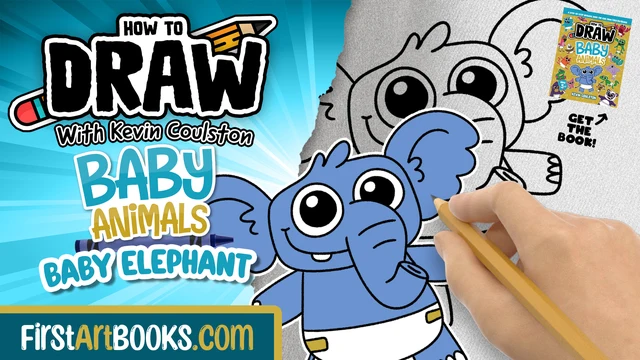 How to Draw a Baby Elephant