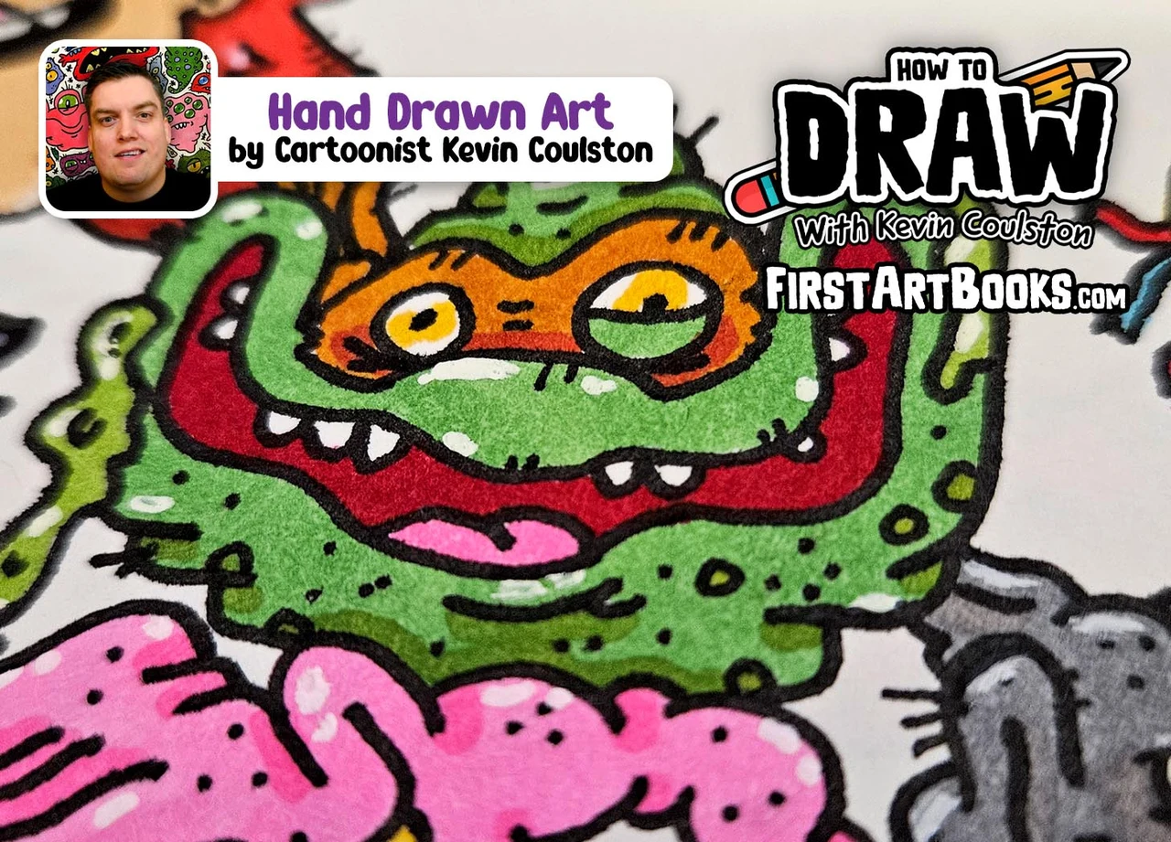Drawing Michelangelo from Ninja Turtles