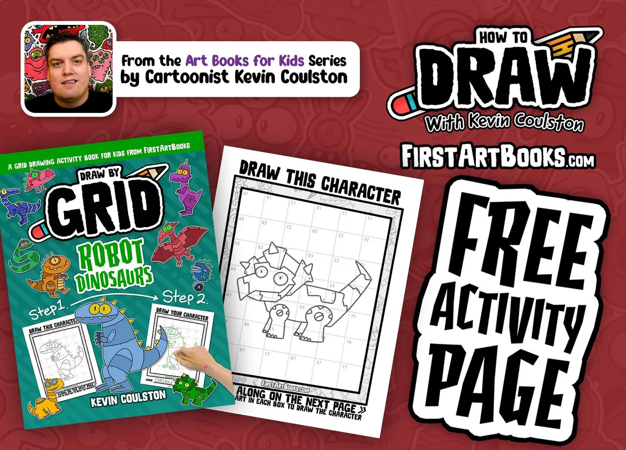 How to Draw a Robot Triceratops