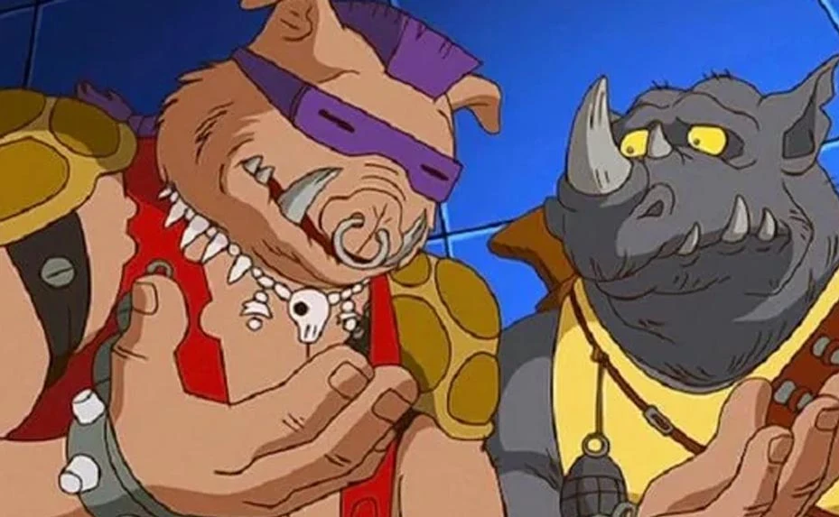 Drawing Bebop from Ninja Turtles in my Crusty Goobers Style: Bebop and Rocksteady as a Duo