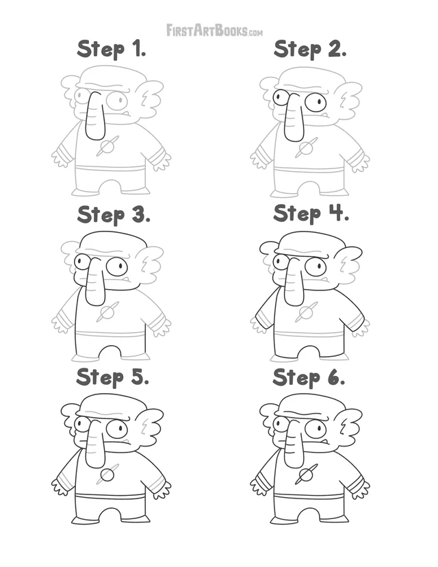 How to Draw: Mutant Animals printable page