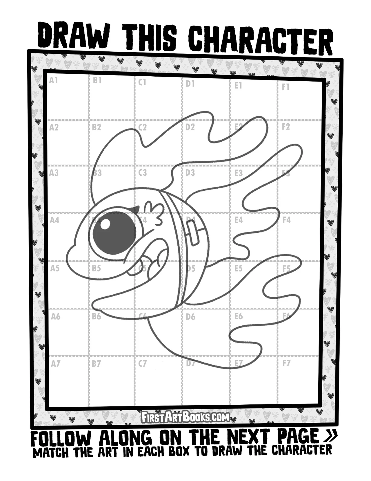 Draw by Grid: Baby Animals sample 3