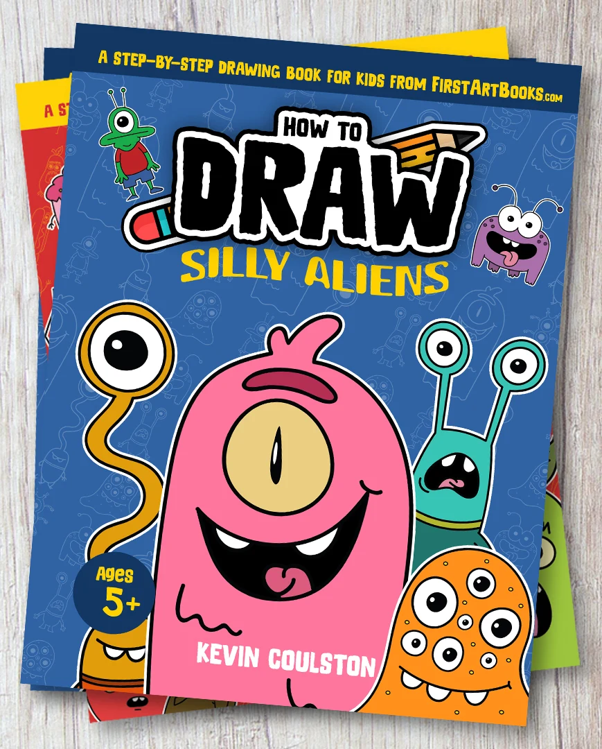 How to Draw: Silly Aliens (Step-by-Step Drawing Book for Kids) – illustration 2