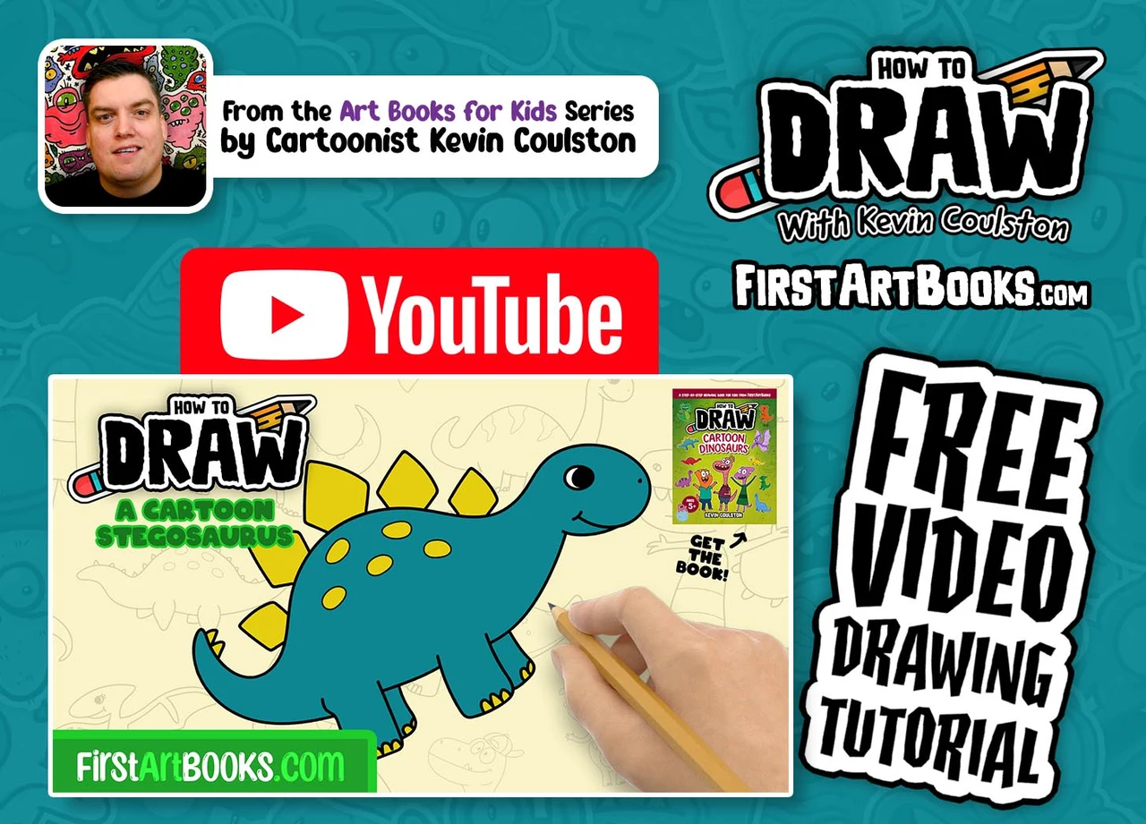 How to Draw A Stegosaurus