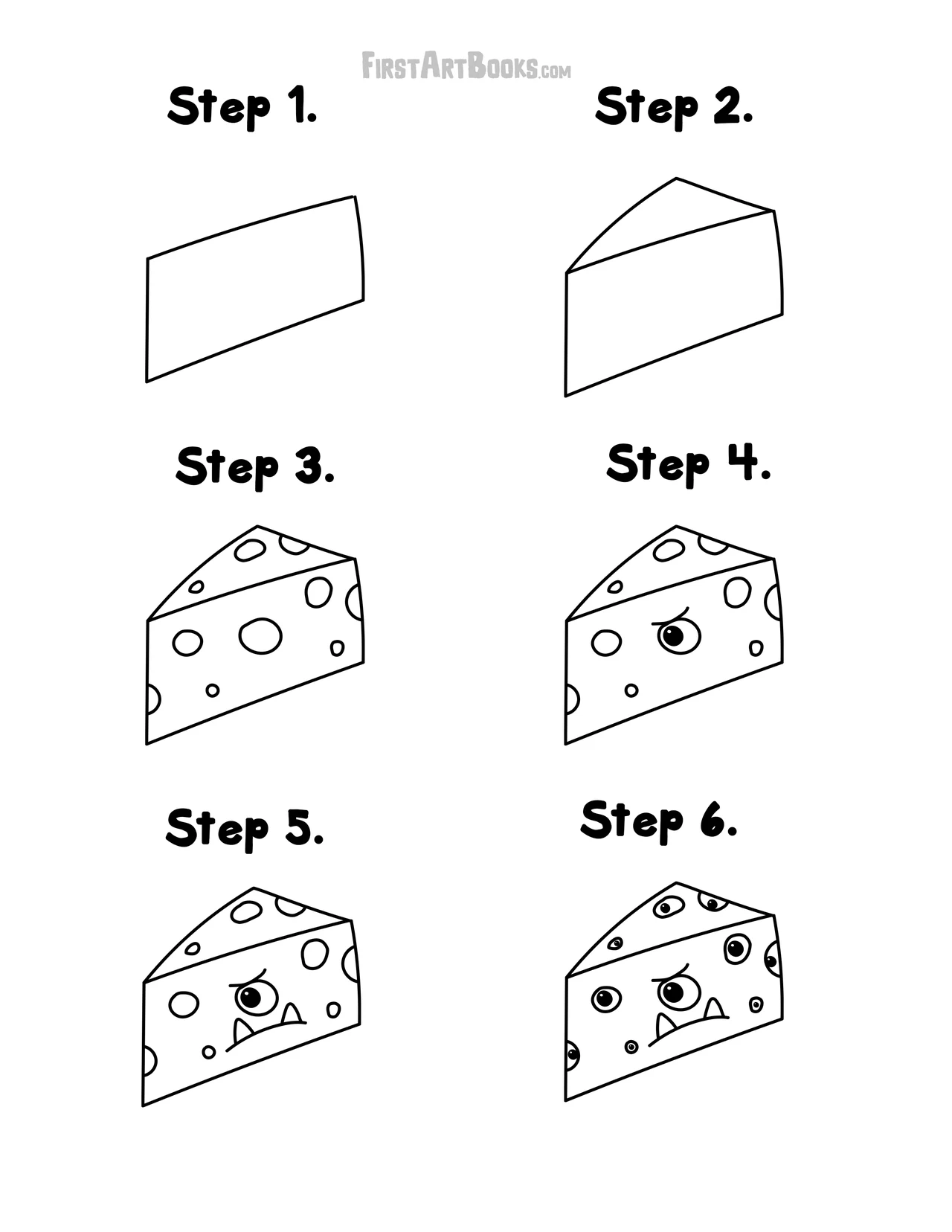 How to Draw a Cheese Monster in 6 Easy Steps – illustration 5