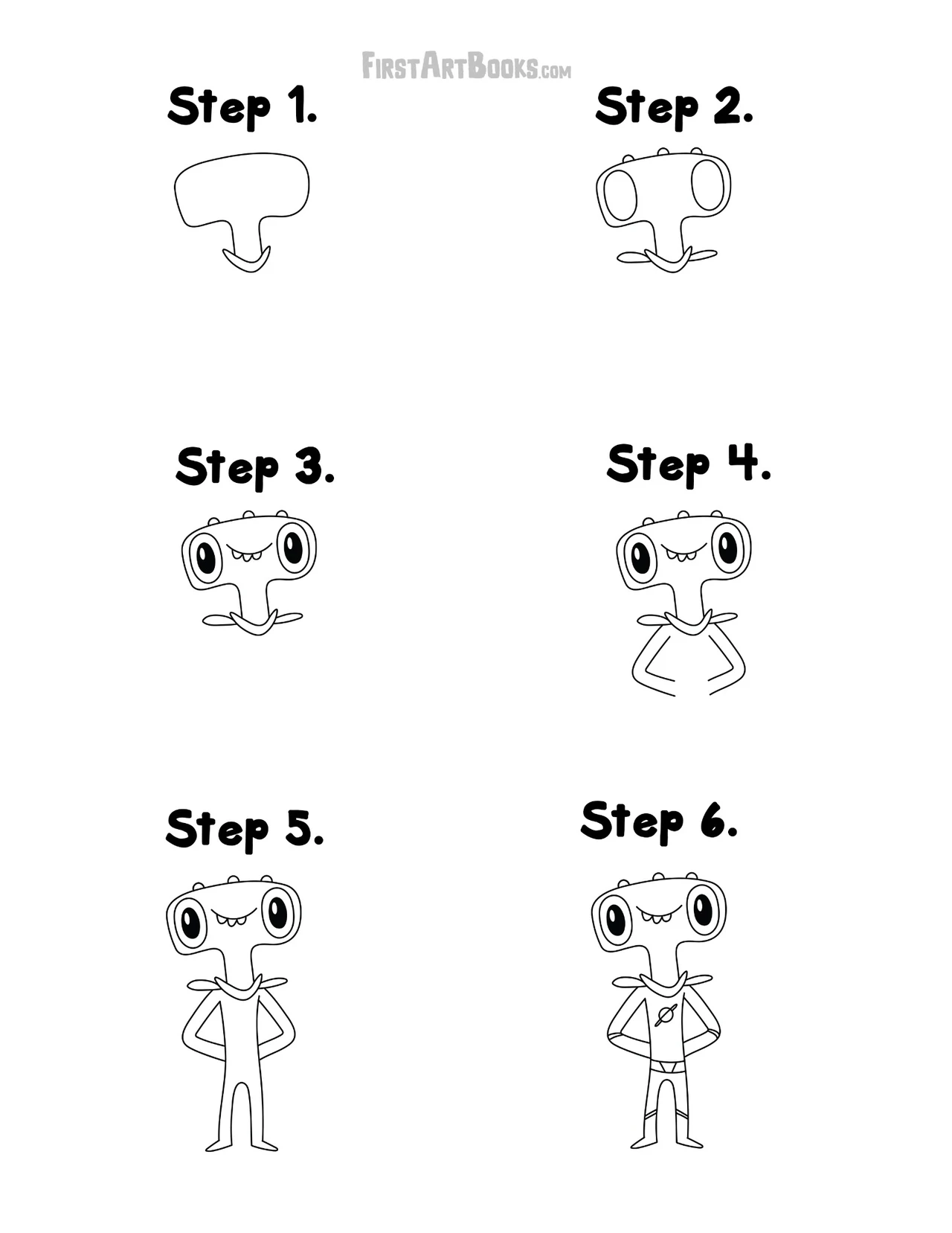 How to Draw: Silly Aliens sample 3