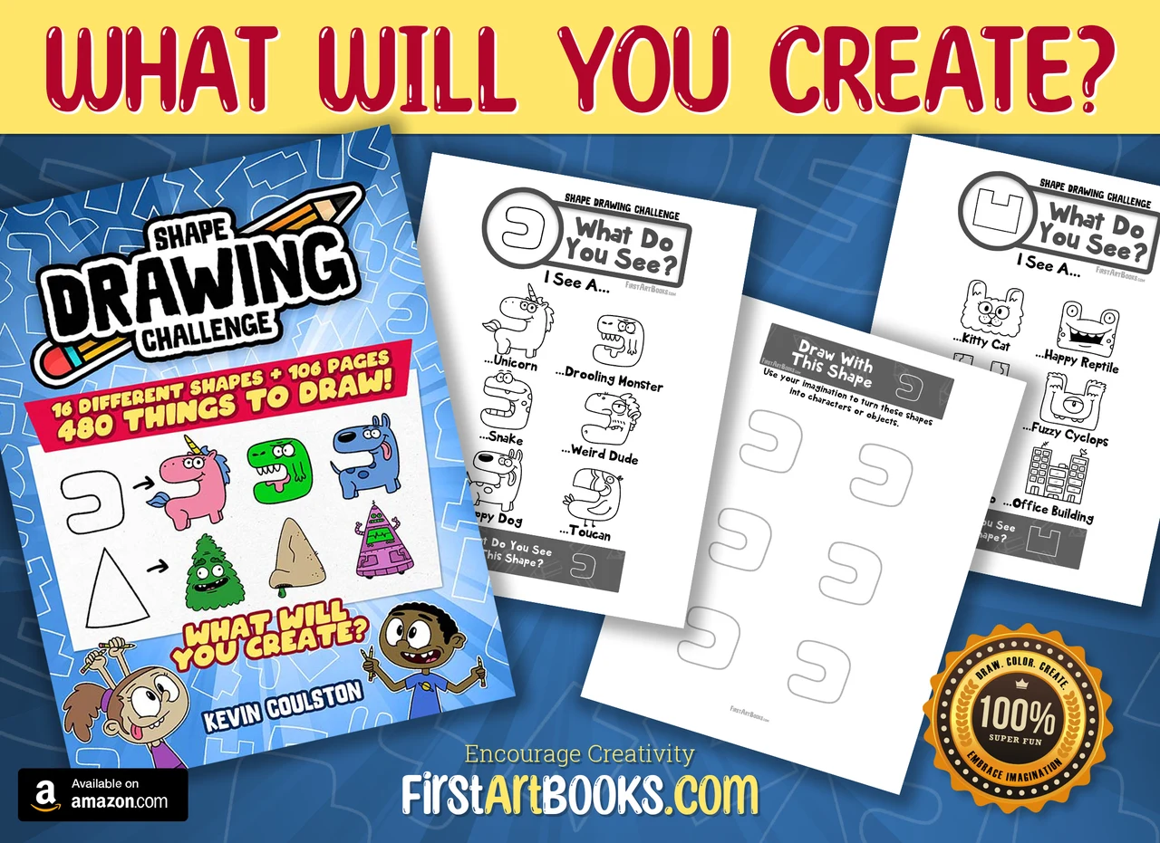 Video Drawing Tutorial: Shape Drawing Challenge #2
