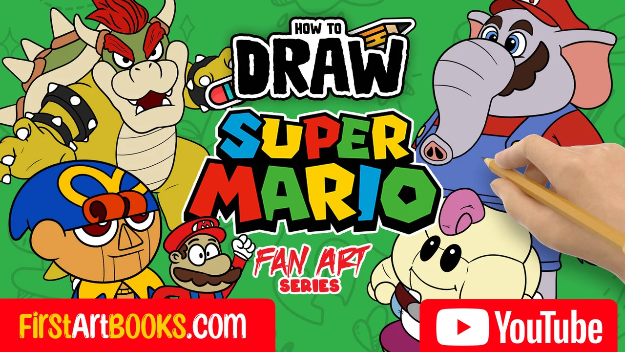 Mario Day Drawing Tutorials