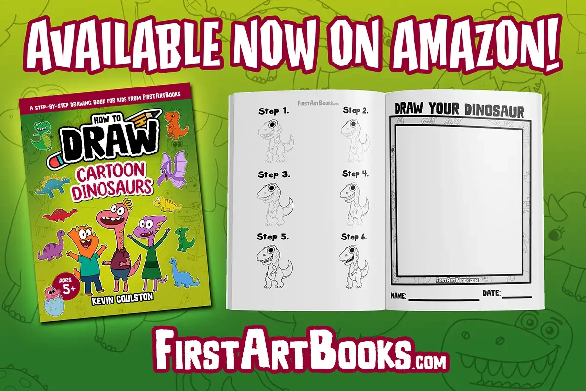 Video Drawing Tutorial: How to Draw A Stegosaurus in 11 Minutes